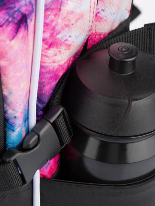 BAAGL  Růžový Školní batoh Cubic Abstract Baagl