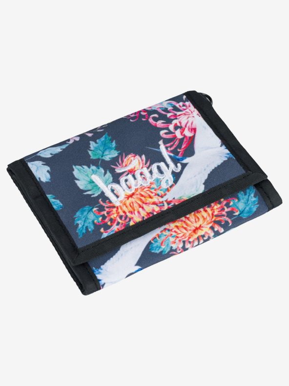 BAAGL  Zelená peněženka Baagl Birds