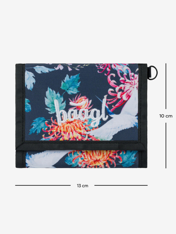 BAAGL  Zelená peněženka Baagl Birds