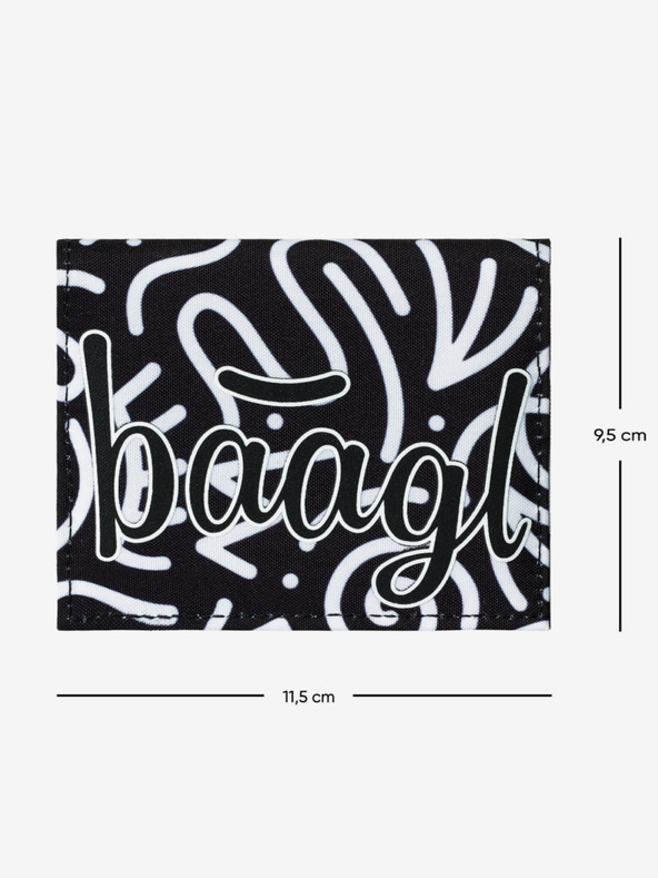 BAAGL  Černá studentská peněženka Baagl Element