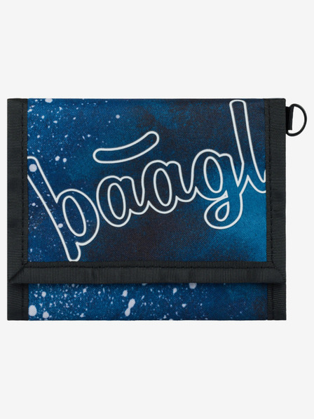 BAAGL  Modrá peněženka Baagl Steel
