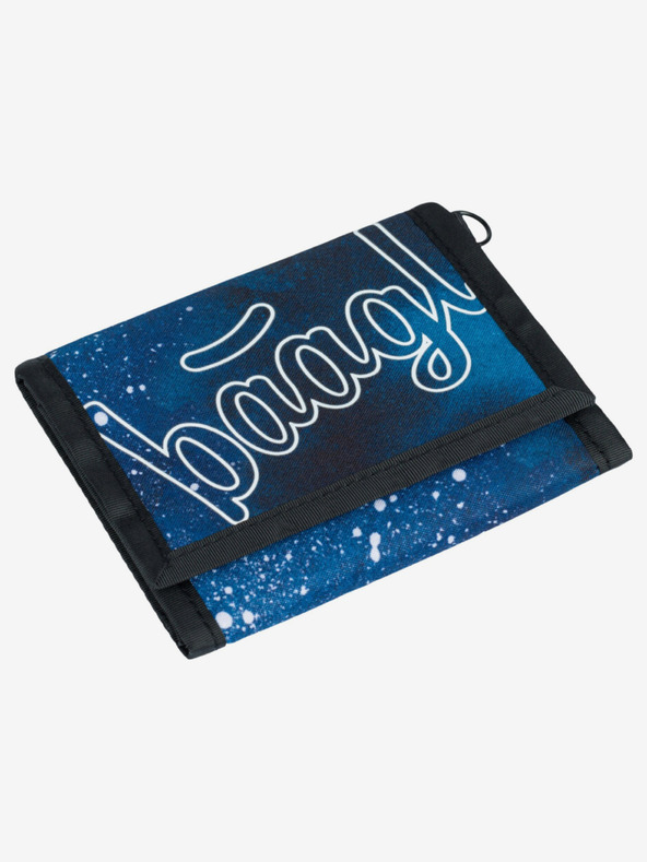 BAAGL  Modrá peněženka Baagl Steel