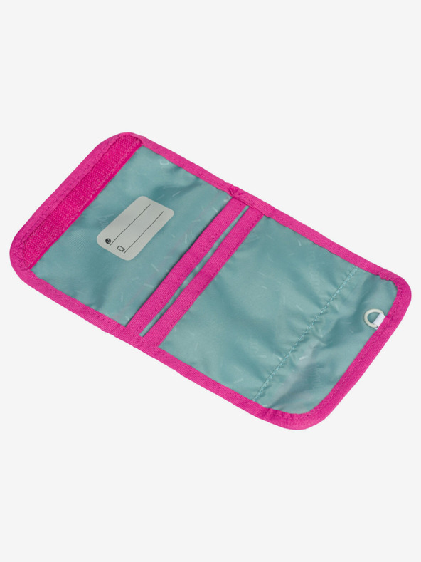 BAAGL  Růžová peněženka na krk Baagl Plameňáci