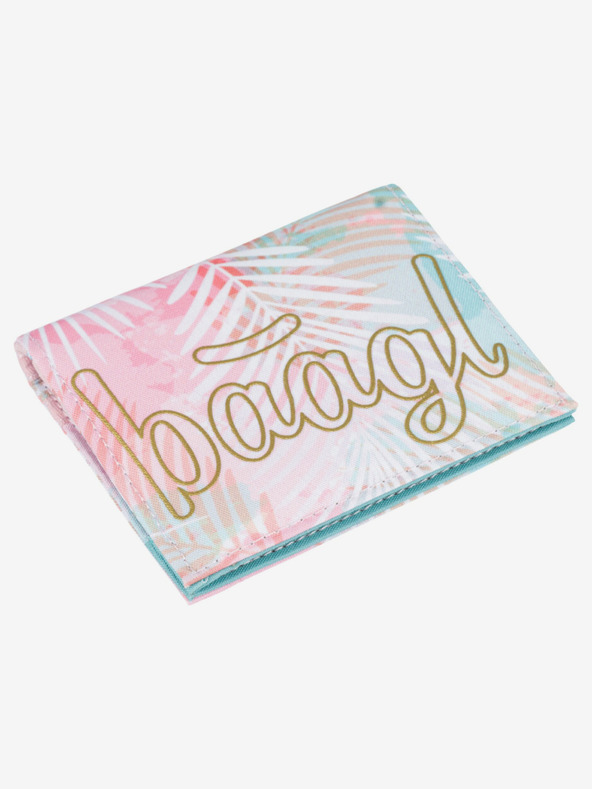 BAAGL  Růžová studentská peněženka Baagl Sunset