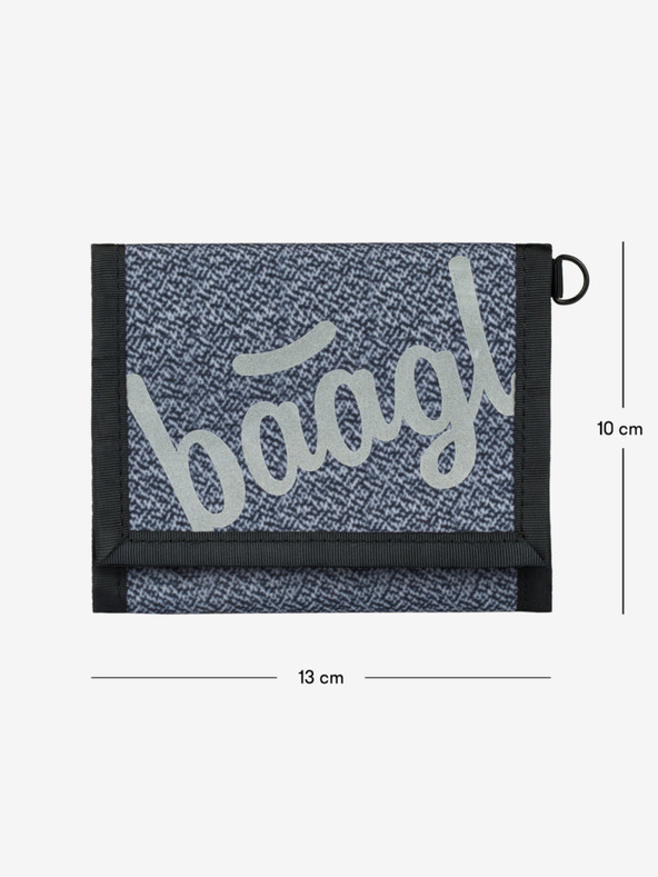 BAAGL  Šedá peněženka Baagl Melange