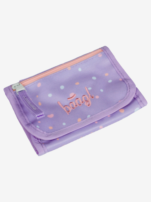 BAAGL  Fialová Peněženka na krk Mazlíčci Baagl