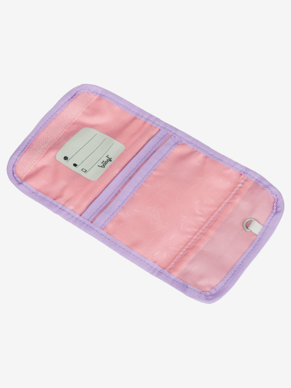 BAAGL  Fialová Peněženka na krk Mazlíčci Baagl