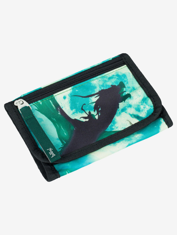 BAAGL  Zelená peněženka na krk drak Baagl