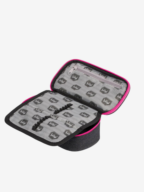 BAAGL  Černý Školní penál etue Tenisky Baagl