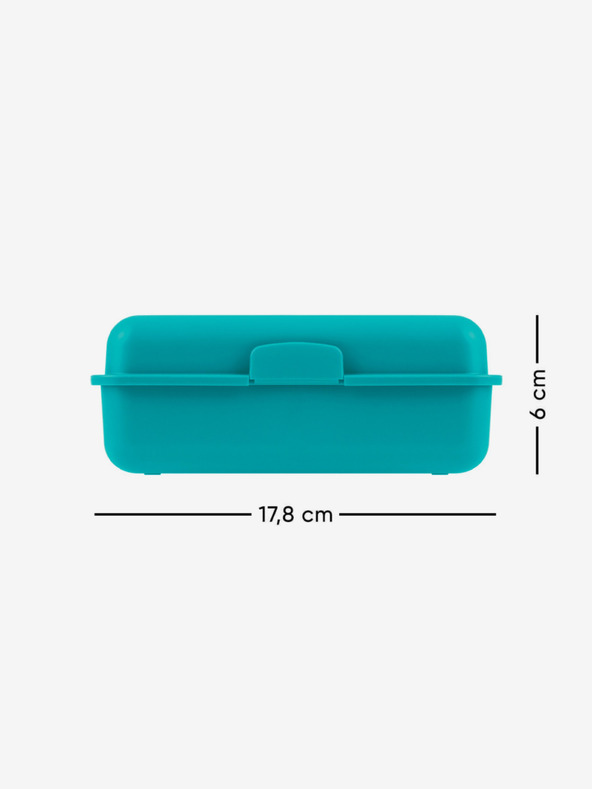 BAAGL  Modrý Box na svačinu Duha tyrkysový Baagl