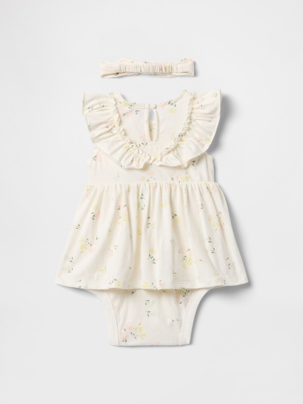 GAP Baby set šatů a čelenky GAP