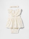 GAP Baby set šatů a čelenky GAP