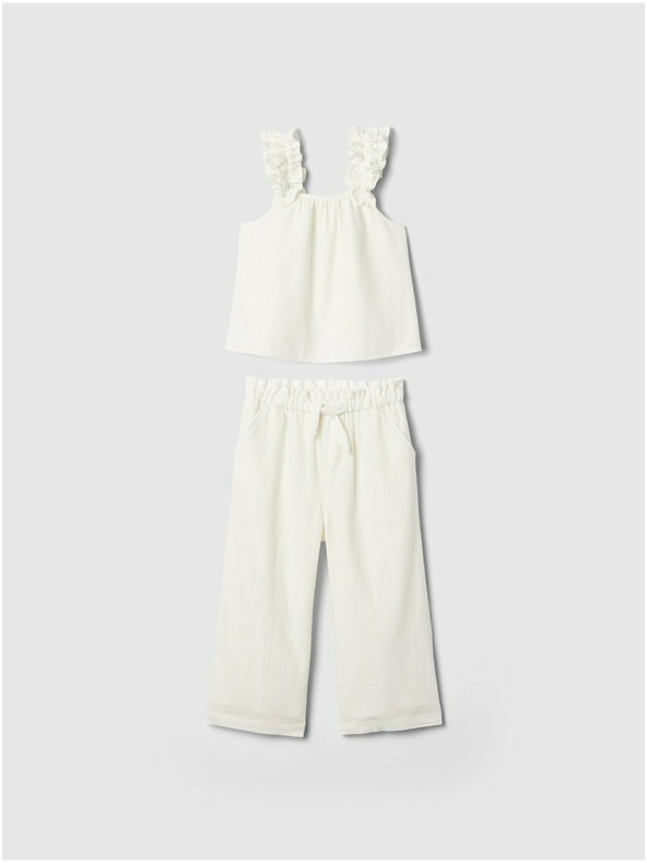 GAP Baby lněný set GAP