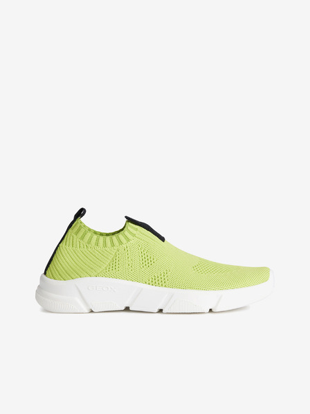 Geox Světle zelené chlapecké slip on tenisky Geox Aril
