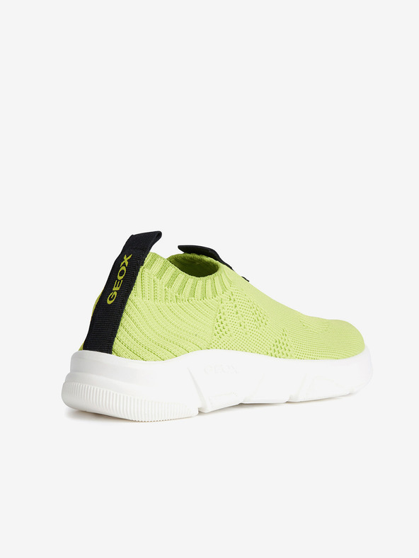 Geox Světle zelené chlapecké slip on tenisky Geox Aril