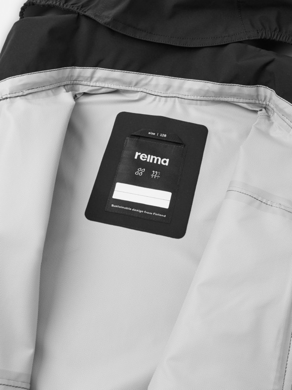 Reima Černá klučičí nepromokavá bunda Reima