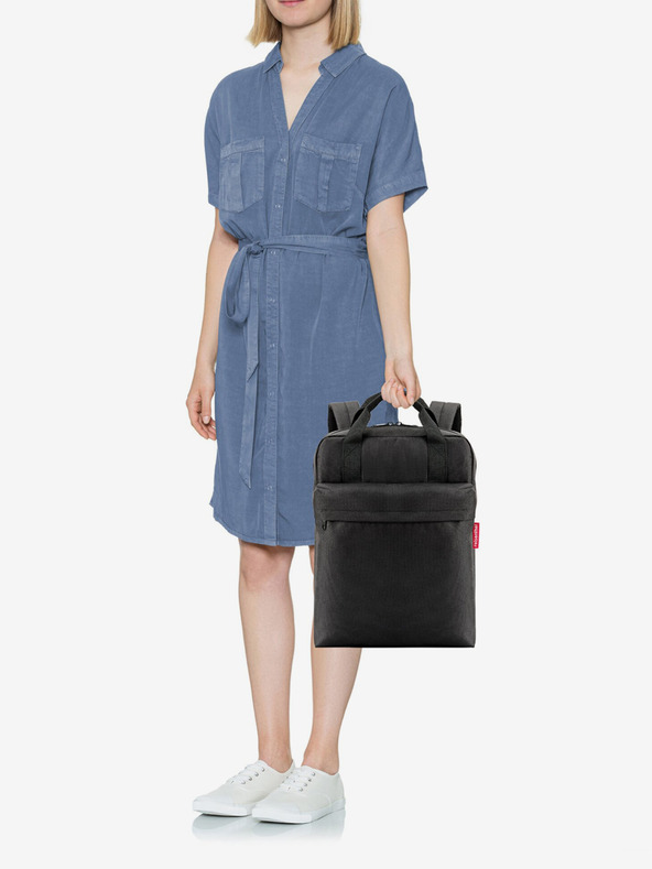 Reisenthel Černý dámský batoh Reisenthel Allday Backpack M Black
