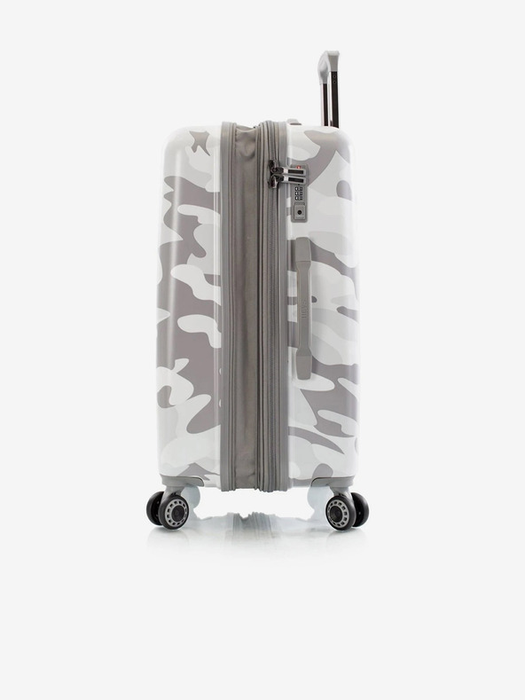 Heys Sada tří bílých cestovních kufrů Heys White Camo S,M,L