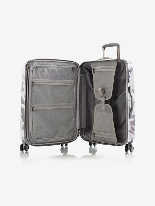 Heys Sada tří bílých cestovních kufrů Heys White Camo S,M,L