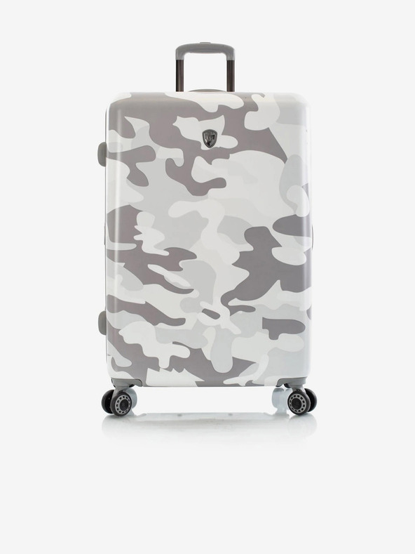 Heys Sada tří bílých cestovních kufrů Heys White Camo S,M,L