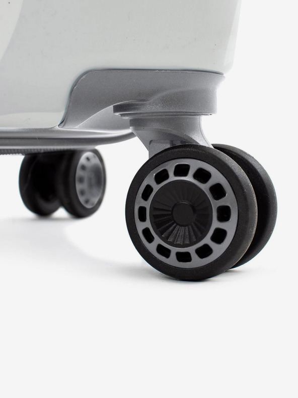 Heys Sada tří bílých cestovních kufrů Heys White Camo S,M,L