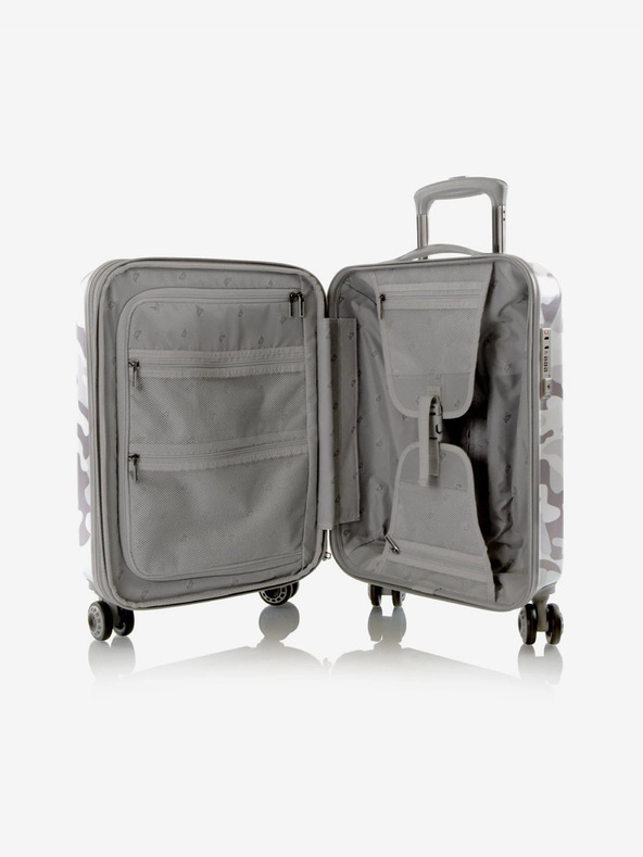 Heys Sada tří bílých cestovních kufrů Heys White Camo S,M,L