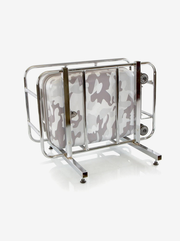 Heys Sada tří bílých cestovních kufrů Heys White Camo S,M,L