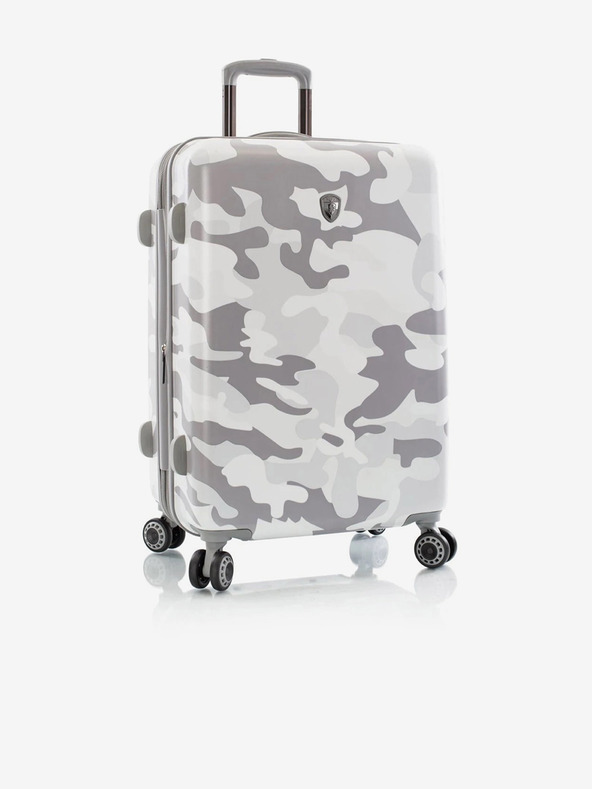 Heys Sada tří bílých cestovních kufrů Heys White Camo S,M,L