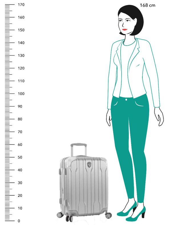 Heys Cestovní kufr Heys Xtrak S - stříbrná