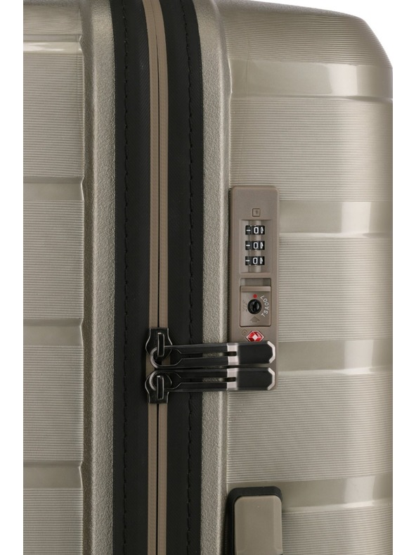 Travelite Cestovní kufr Travelite Air Base L Champagne metallic