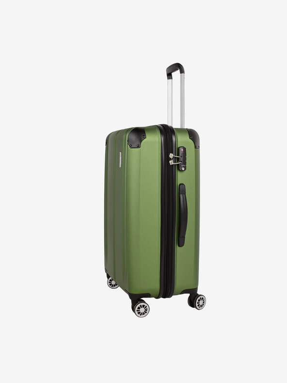 Travelite Cestovní kufr Travelite City 4w M Green