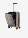 Travelite Béžový cestovní kufr Travelite Air Base 4w S Front pocket Champagne