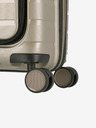 Travelite Béžový cestovní kufr Travelite Air Base 4w S Front pocket Champagne