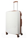 Travelite Cestovní kufr Travelite Bali L White/Cognac