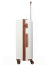 Travelite Cestovní kufr Travelite Bali L White/Cognac