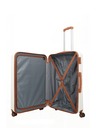 Travelite Cestovní kufr Travelite Bali L White/Cognac