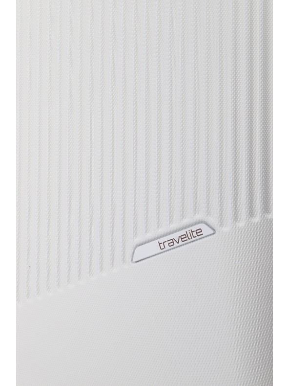 Travelite Cestovní kufr Travelite Bali L White/Cognac