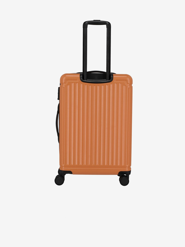 Travelite Oranžový cestovní kufr Travelite Cruise 4w M Coral