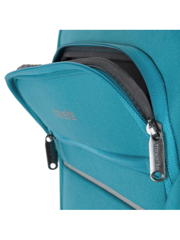 Travelite Cestovní kufr Travelite Cabin 2w S Turquoise