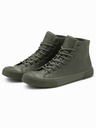 Ombre Clothing Pánské vysoké tenisky s gumovou špičkou Ombre Clothing