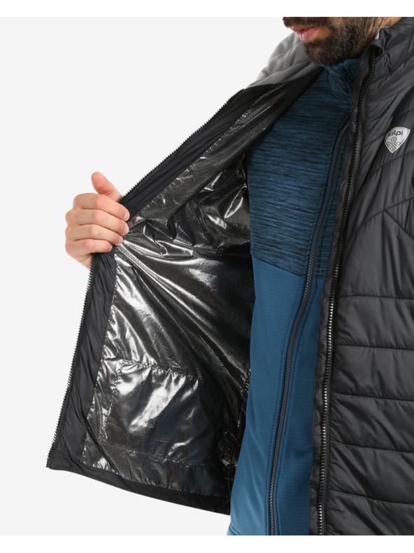 Kilpi Pánská vesta s integrovanými vyhřívacími panely Kilpi HEATEO-M Černá