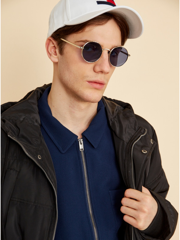 ZOOT.lab Černá pánská prošívaná zimní bunda ZOOT.lab