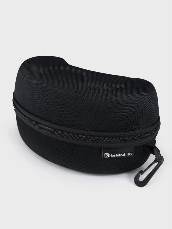 Horsefeathers MTB brýle Patriot - black/mirror green HORSEFEATHERS