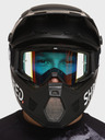Horsefeathers MTB brýle Patriot - black/mirror green HORSEFEATHERS