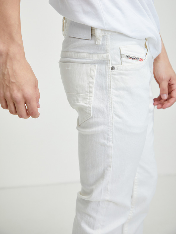 Diesel Bílé pánské skinny fit džíny Diesel Thommer