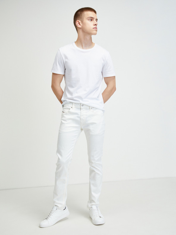 Diesel Bílé pánské skinny fit džíny Diesel Thommer