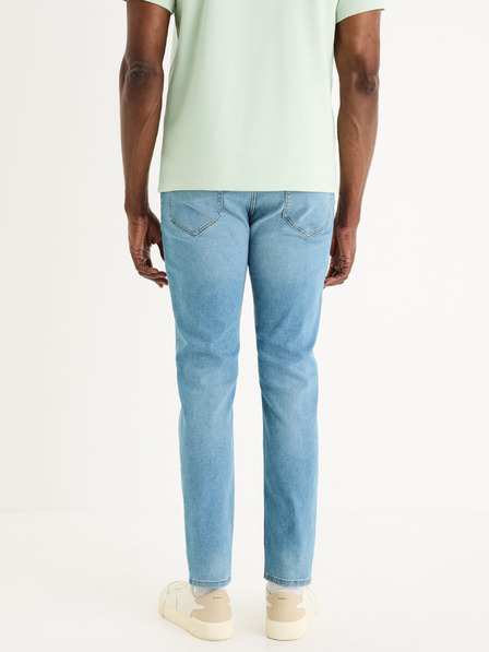 Celio Světle modré pánské slim fit džíny Celio Foslim
