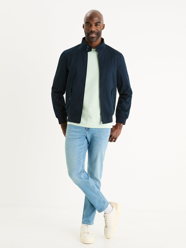 Celio Světle modré pánské slim fit džíny Celio Foslim