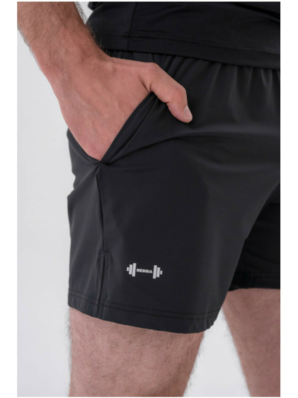 Nebbia Funkční rychleschnoucí šortky „Airy“ 317 Black M,black