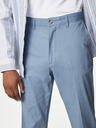 Marks & Spencer Modré pánské chino kalhoty s příměsí lnu Marks & Spencer